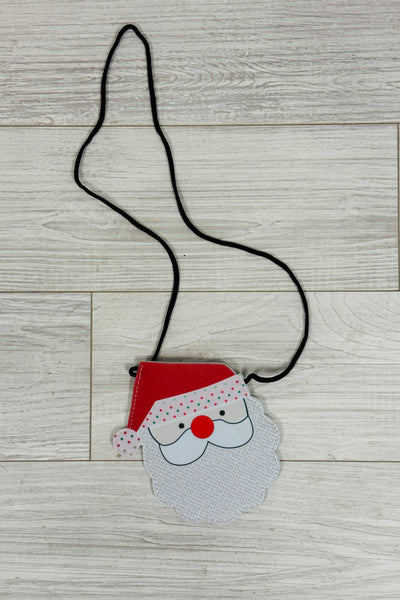 Polka Dot Santa Purse