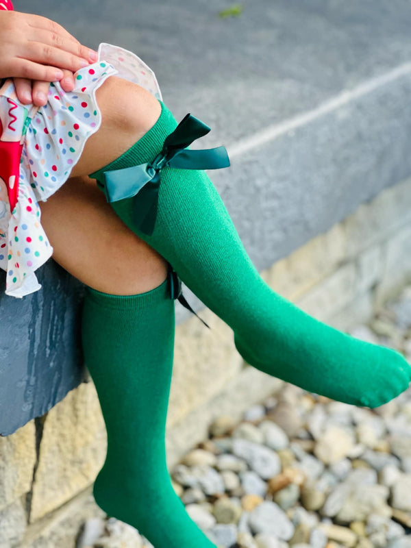 Green Christmas Socks