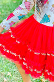 Colorful Christmas Tree Tutu Dress