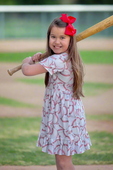 Swing Batter Ruffle Twirl Dress