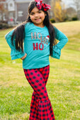 Ho Ho Ho Flare Pants Set