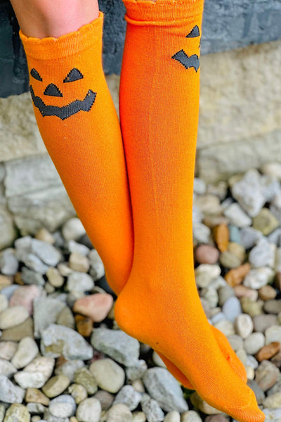 Happy Jack o'Lantern Socks