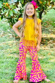 RG™ It's Bananas Fringe Bell Bottom Pants Set