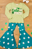 Too Cute To Pinch Flare Pants Set