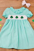 Shamrock Smocked Dress