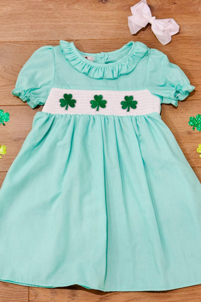 Shamrock Smocked Dress