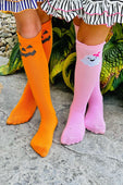 Pink Shy Ghost Socks